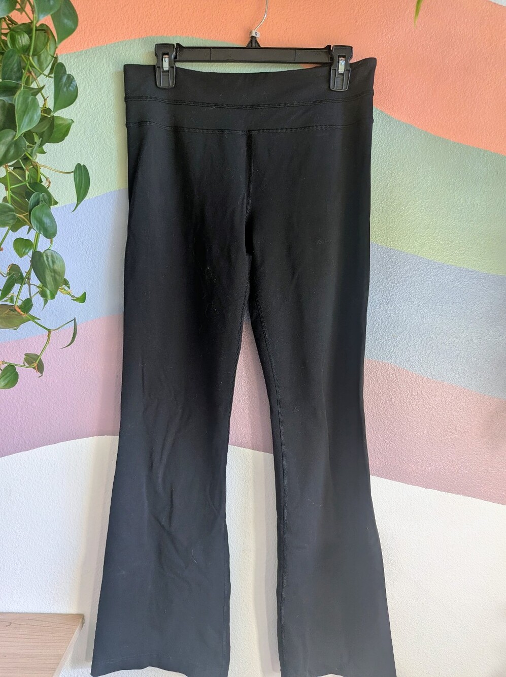 lululemon athletica Black High-Rise Flare Leggings 10 Tall